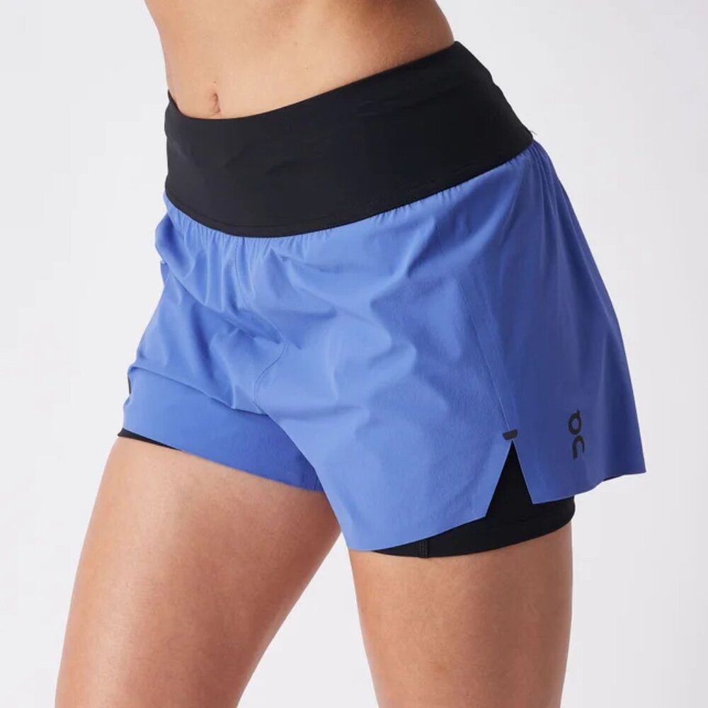 On Running Shorts XS Cobalt / Black - Picture 2 of 14